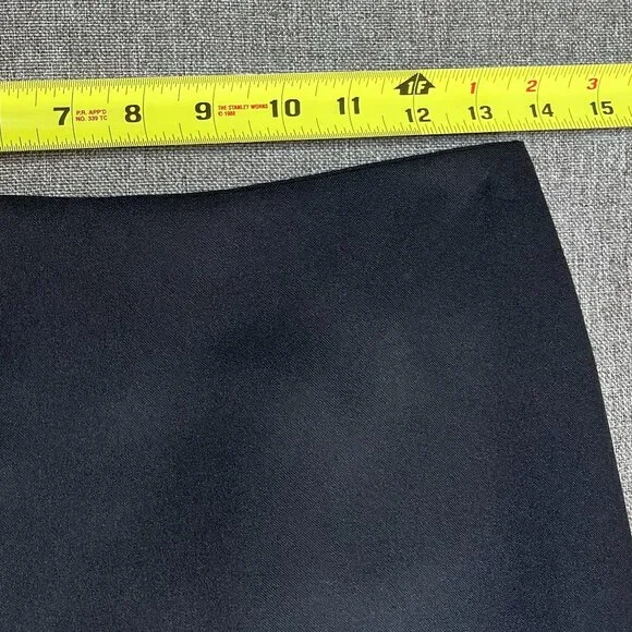 VTG Tracy Evans Maxi Pencil Skirt Women's 9 Black Business Office Side Slit USA - Picture 12 of 15